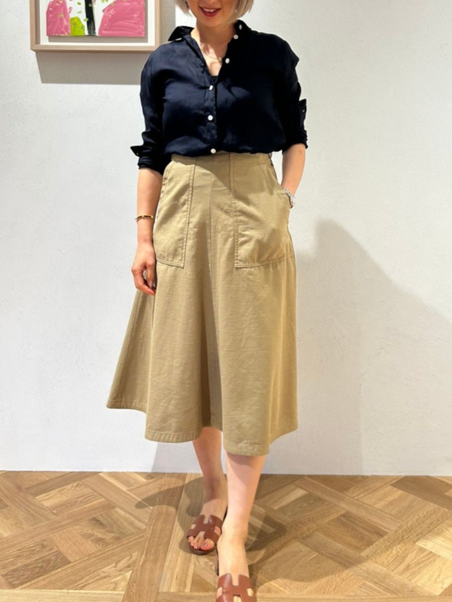 <SOLD OUT>L POCKET FLARE SK L.oz BS