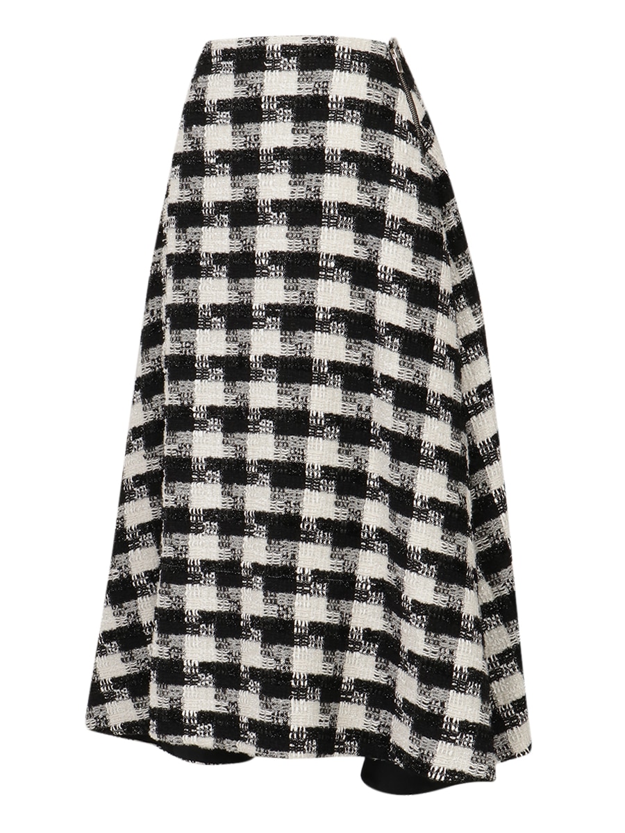 MI-MOLLET FLARE SK CHECK TWEED