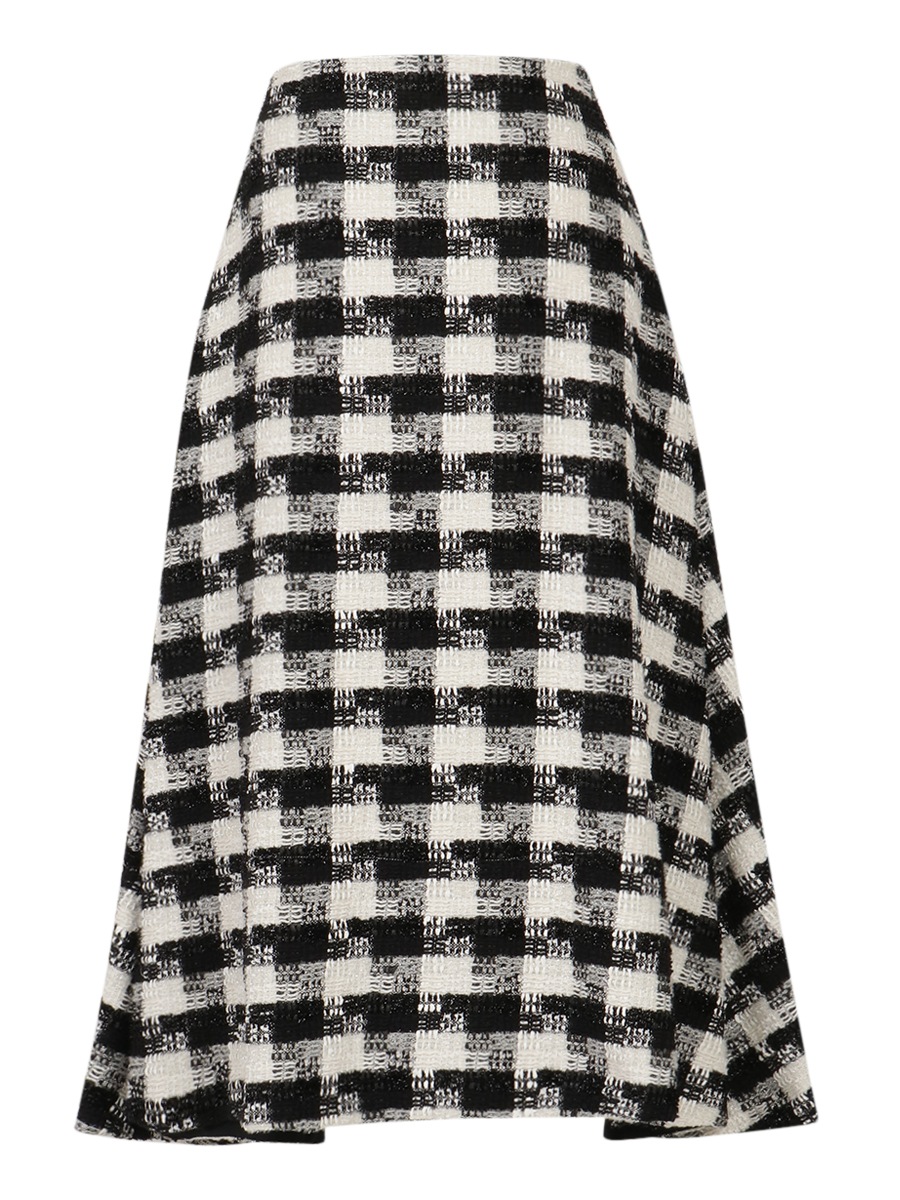 MI-MOLLET FLARE SK CHECK TWEED