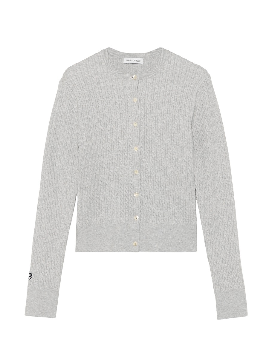 MADISONBLUE カーディガンジャケット ウール 02 CABLE KNIT CARDIGAN | WOMEN | MADISONBLUE