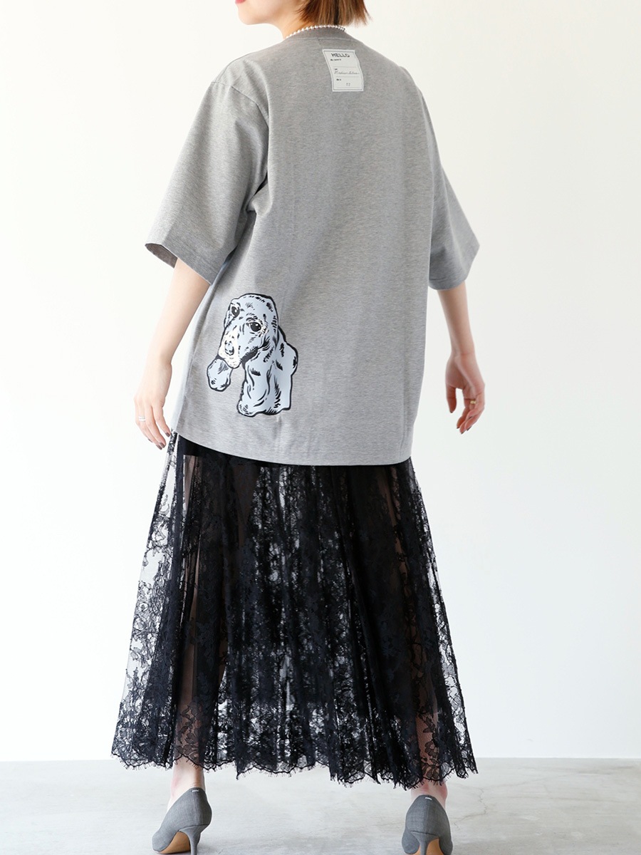 <SOLD OUT>GATHER SK TULLE LACE