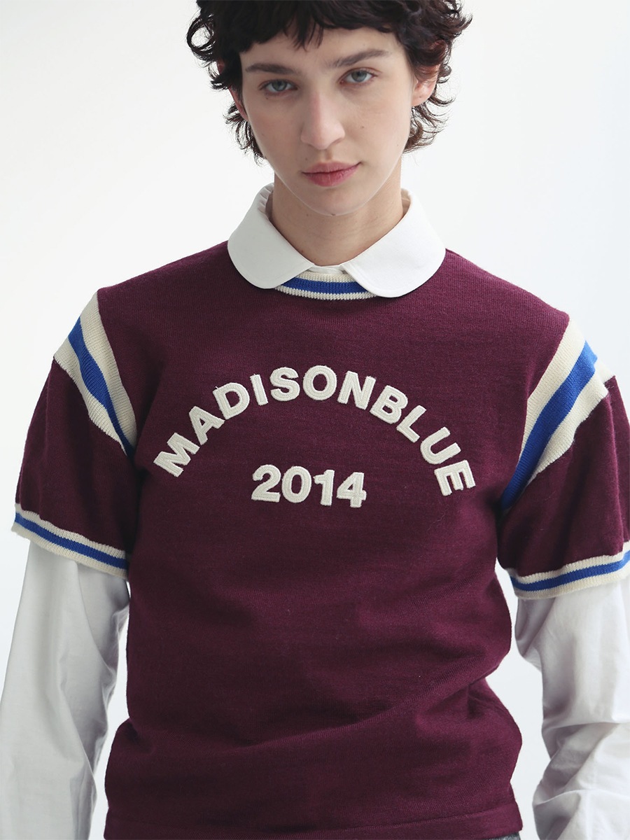 SPORTS KNIT TEE | WOMEN,2026FW | MADISONBLUE