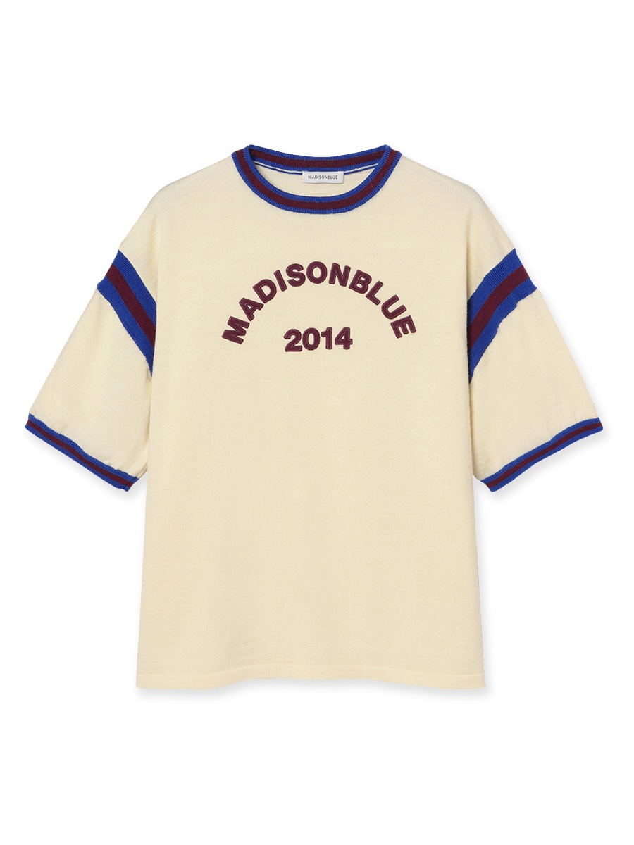 SPORTS KNIT TEE | WOMEN,2026FW,2026FW PRE ORDER | MADISONBLUE