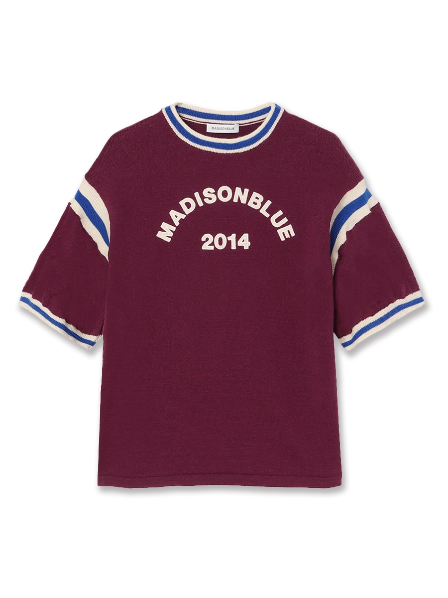 SPORTS KNIT TEE | WOMEN,2026FW,2026FW PRE ORDER | MADISONBLUE