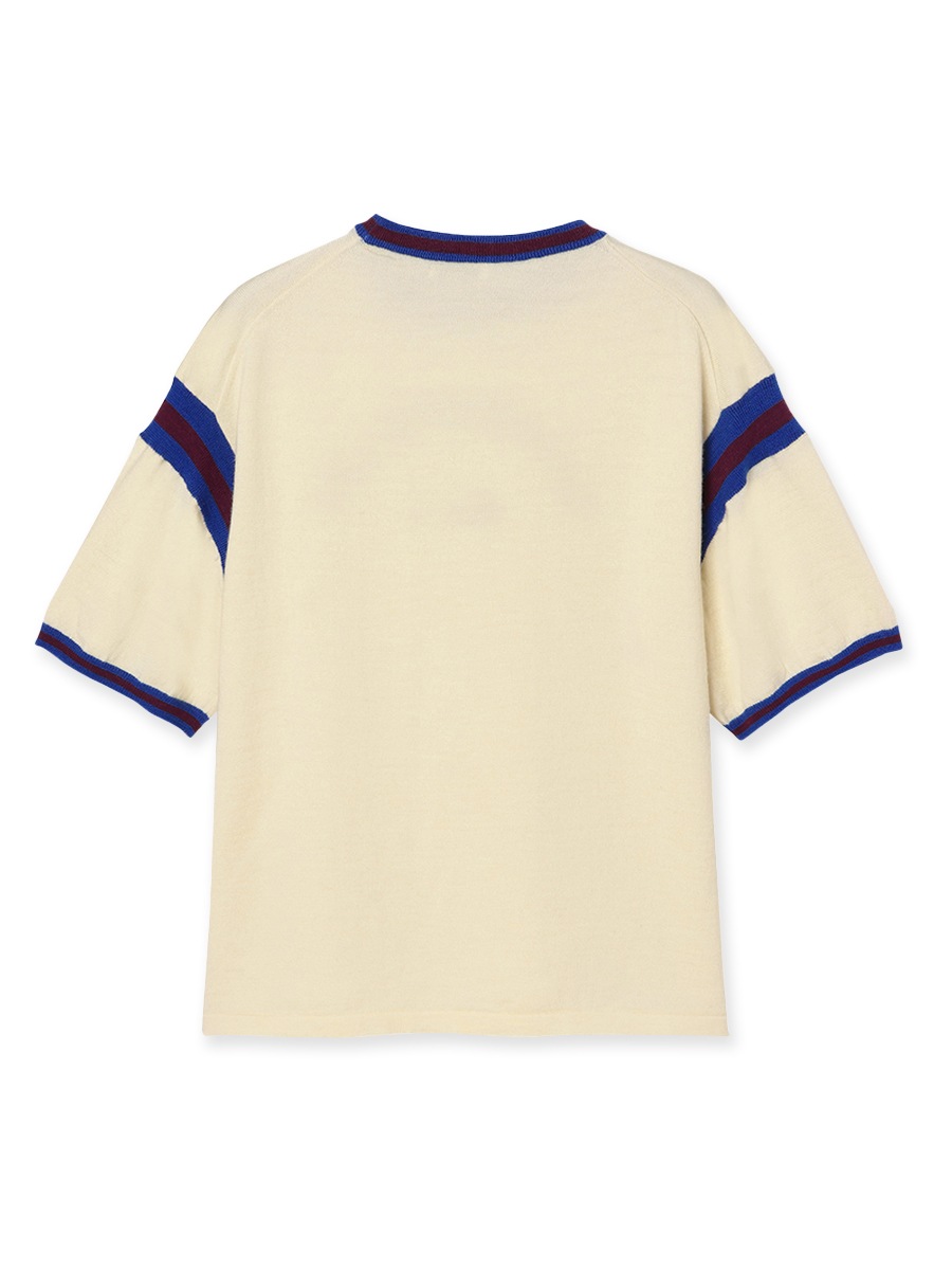 SPORTS KNIT TEE | WOMEN,2026FW | MADISONBLUE