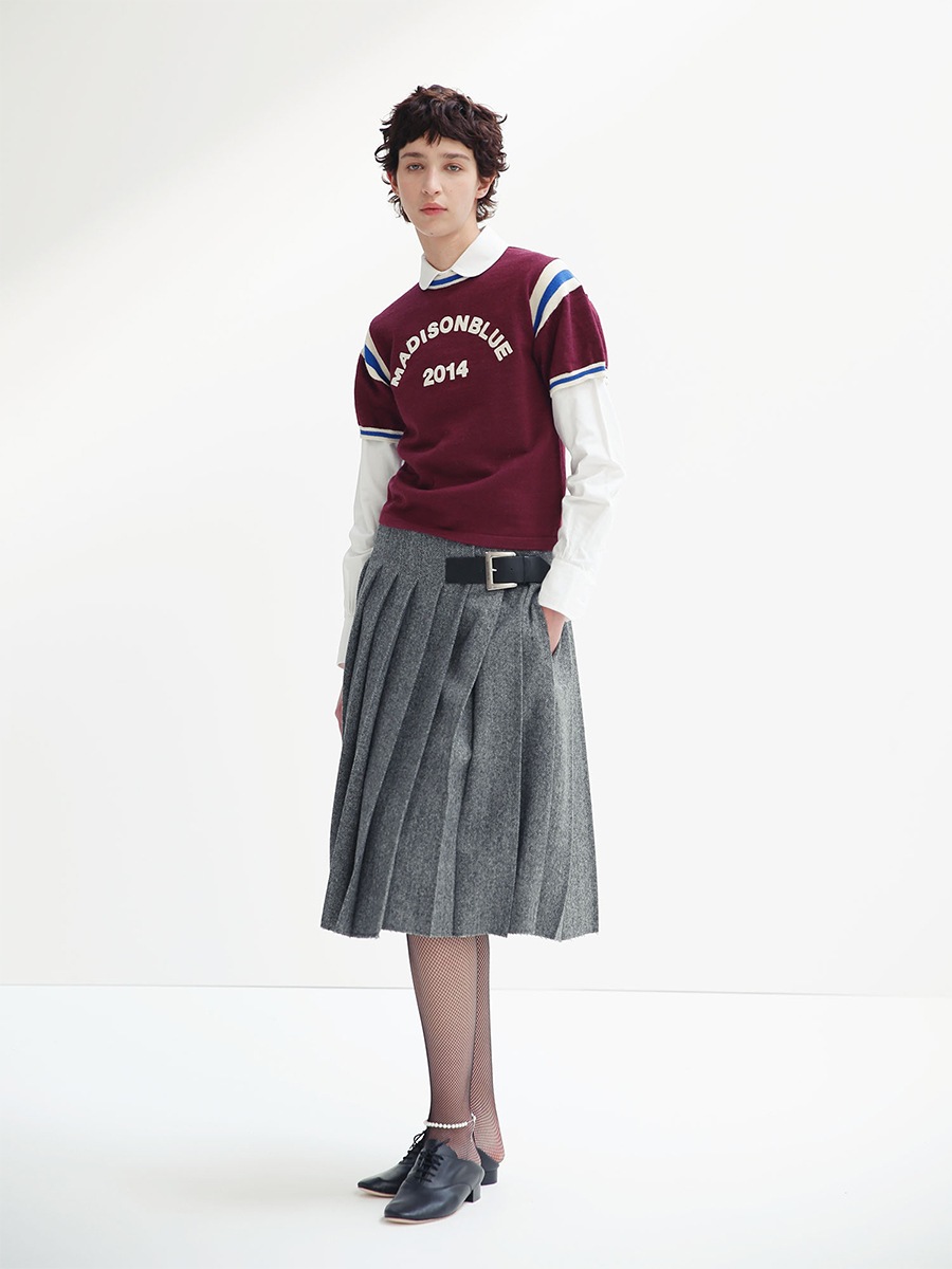SPORTS KNIT TEE | WOMEN,2026FW,2026FW PRE ORDER | MADISONBLUE