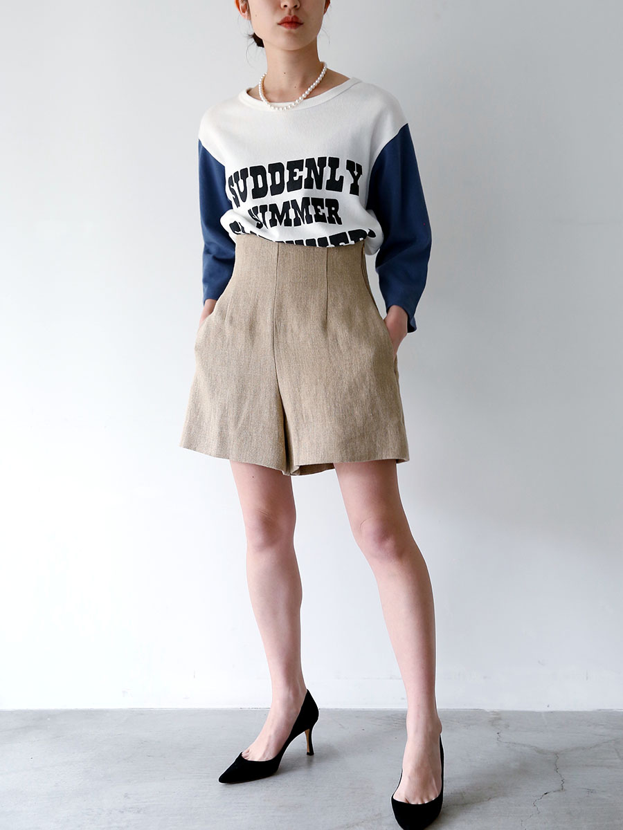 BI-COLOR LONG SLEEVE TEE