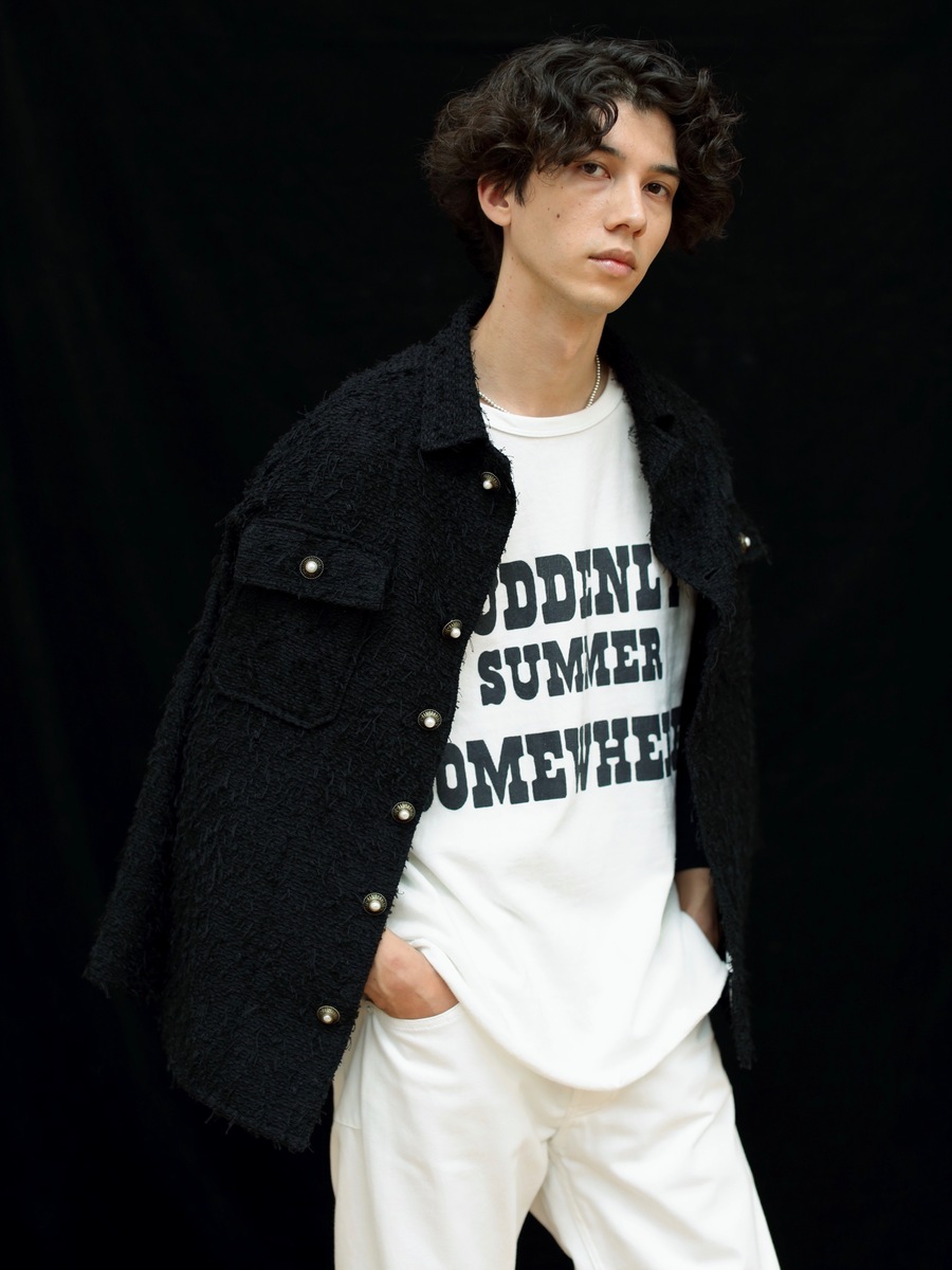 BI-COLOR LONG SLEEVE TEE