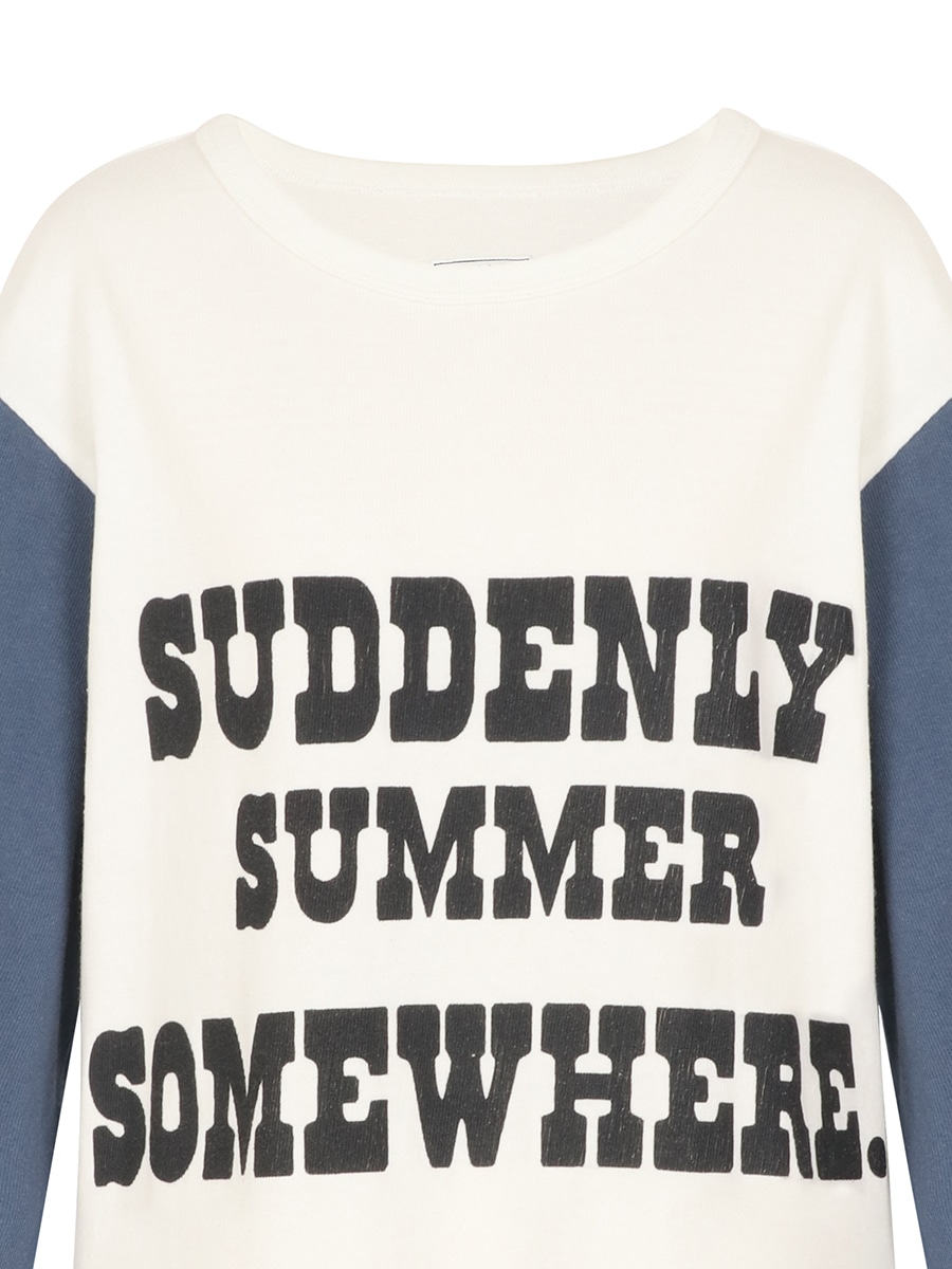 BI-COLOR LONG SLEEVE TEE