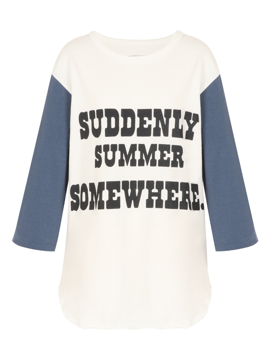 BI-COLOR LONG SLEEVE TEE