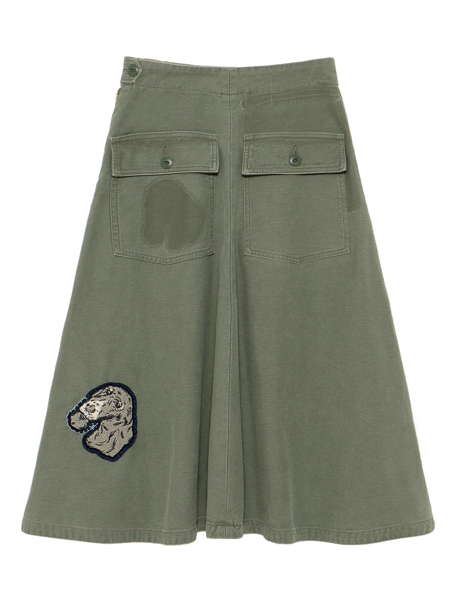 スカート MADISON BLUE  FLARE SKIRT 01 GREEN MADISON BLUE RIVER FLARE SKIRT 01 GREEN