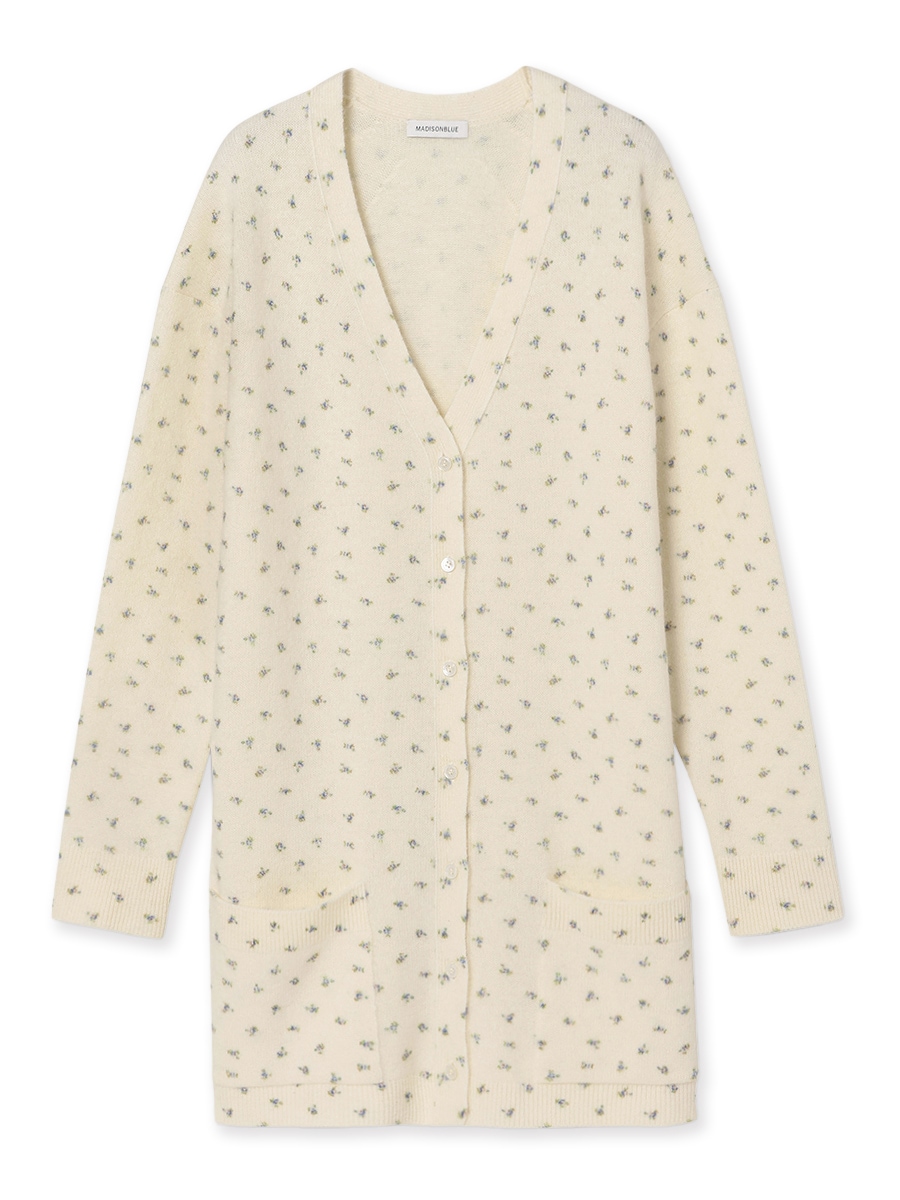 FLOWER PRINT BIG CARDIGAN | ALL | MADISONBLUE