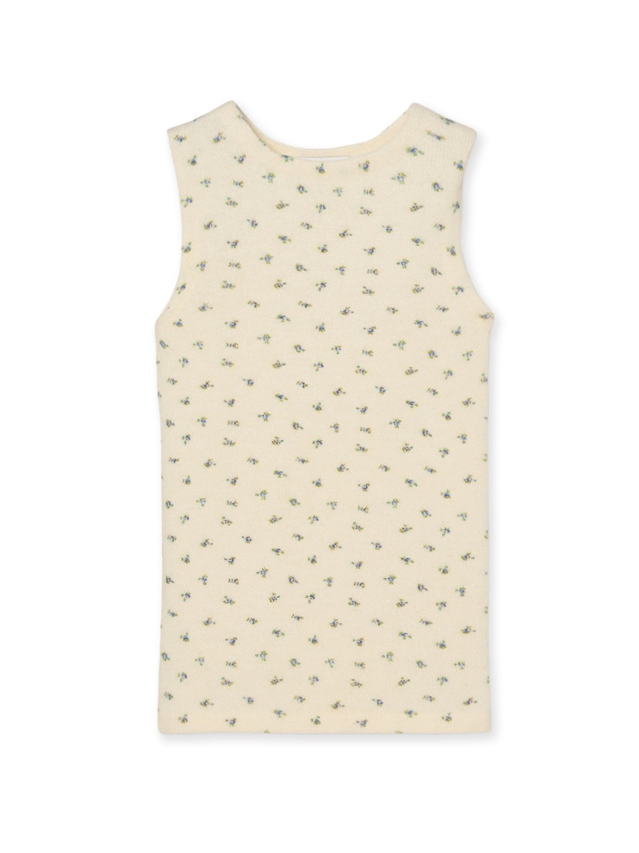 FLOWER PRINT AMERICAN SLEEVE TANK | WOMEN,2026FW,2026FW | MADISONBLUE