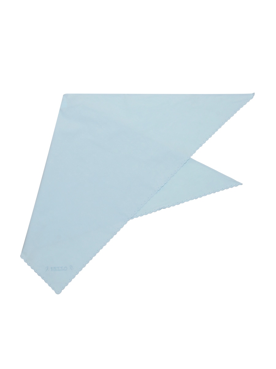 SCARF  SCALLOPED EMBROIDERY C/LI