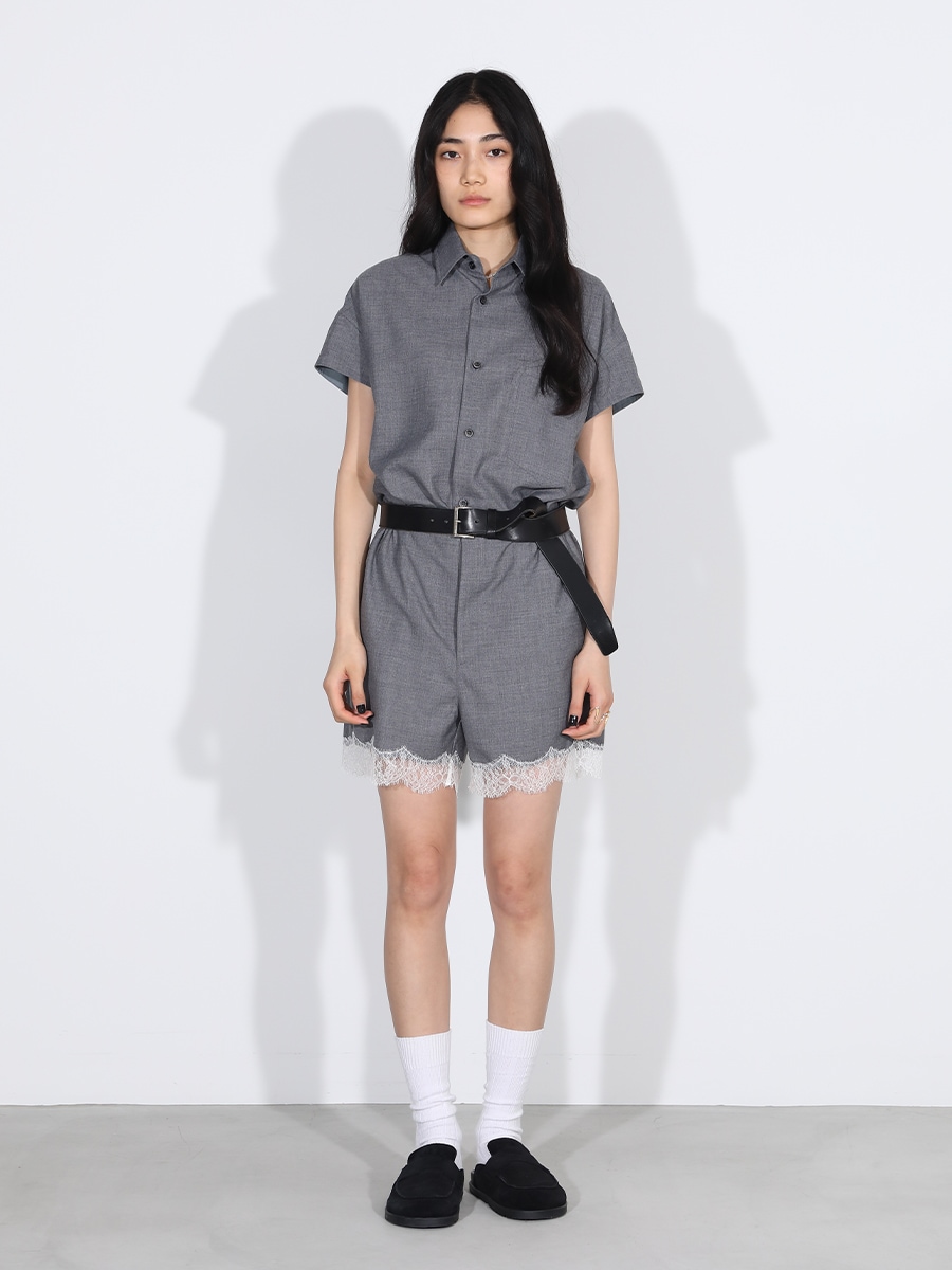 BOXER SHORTS LACE PE/W