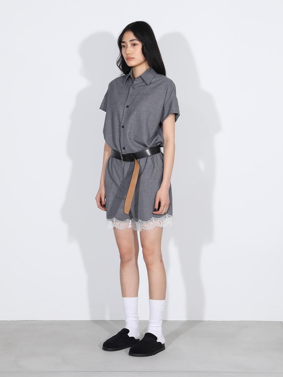 BOXER SHORTS LACE PE/W