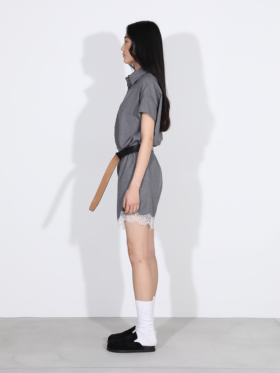 BOXER SHORTS LACE PE/W