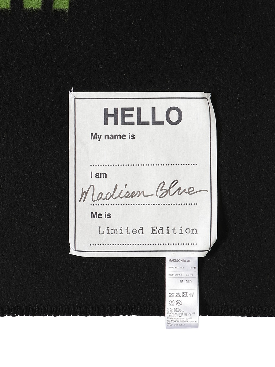 直営限定＞MESSAGE BLANKET | 2025FW PRE ORDER | MADISONBLUE