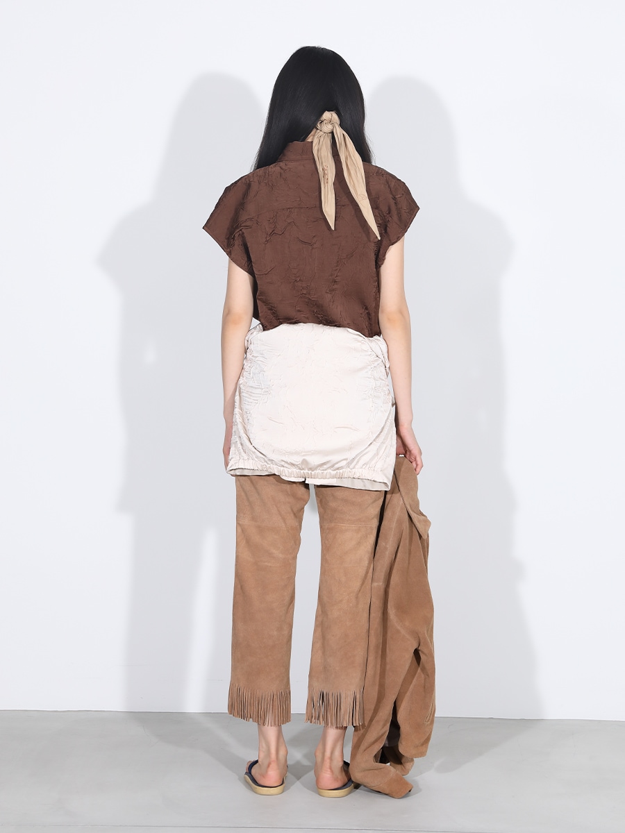 FRINGE PANTS SUEDE