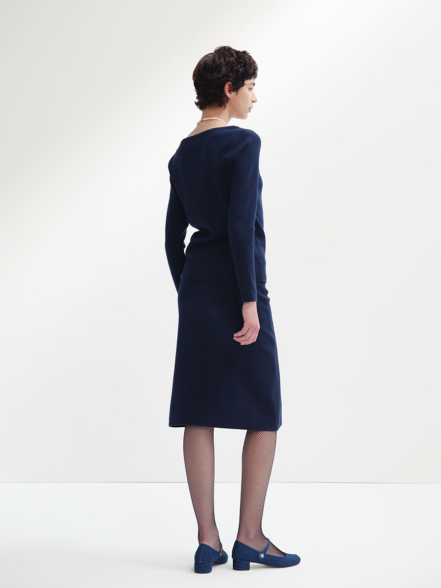 BOAT NECK KNIT COTTON | ALL | MADISONBLUE