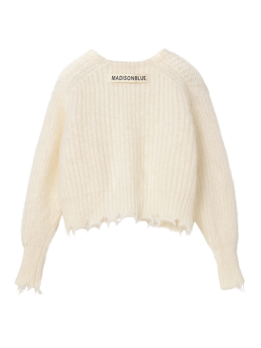 トップス MADISONBLUE PEARL DAMAGE CD BRITISH WOOL MADISONBLUE PEARL DAMAGE CD BRITISH WOOL