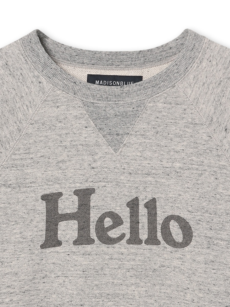 HELLO SWEAT L/S URAKE | WOMEN | MADISONBLUE