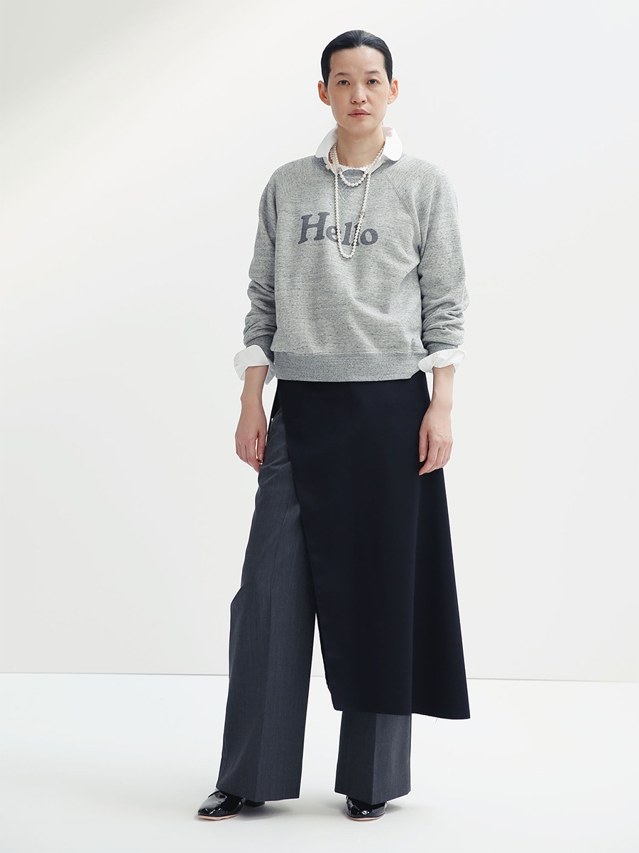 HELLO SWEAT L/S URAKE | WOMEN | MADISONBLUE