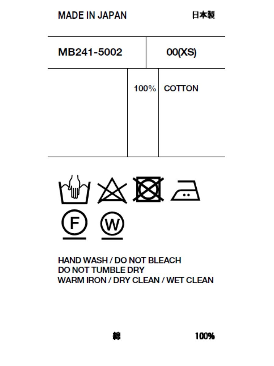 NO COLLAR LONG SH OX STRIPE