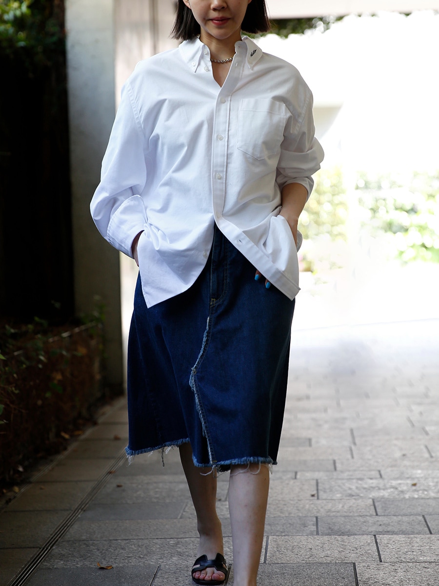 MADISONBLUE SWING TWISTED シャツOX STRIPE SWING TWISTED SH OX STRIPE | 2023FW | MADISONBLUE