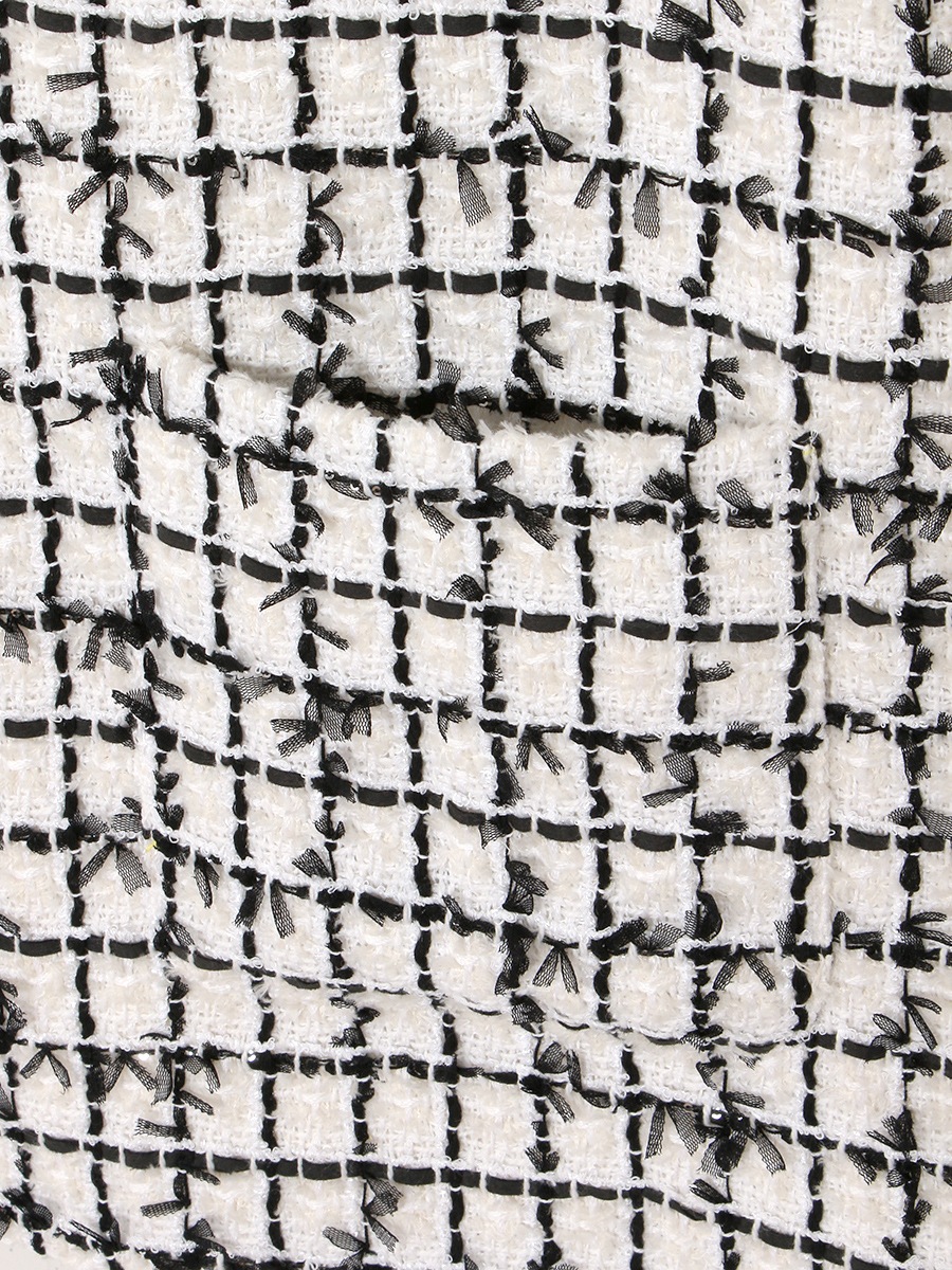 LOW WAIST PATCH-P MINI SK TWEED