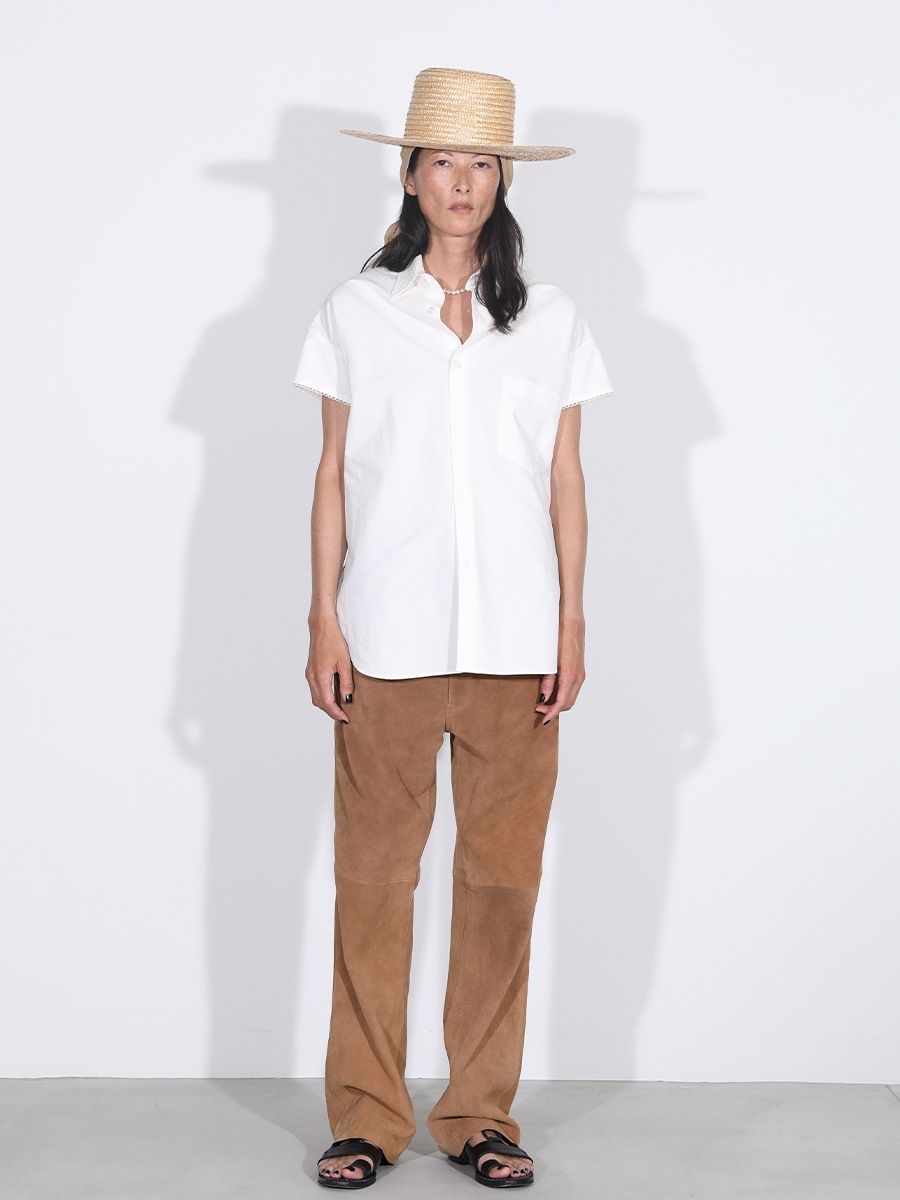 HEM CUT STRAIGHT PT SUEDE MNS