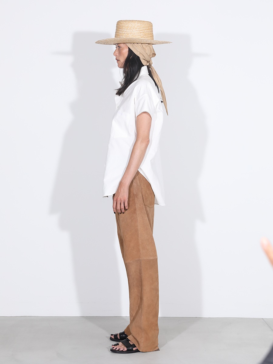 HEM CUT STRAIGHT PT SUEDE MNS