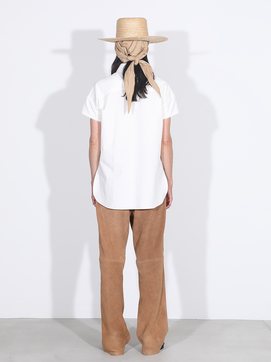 HEM CUT STRAIGHT PT SUEDE MNS