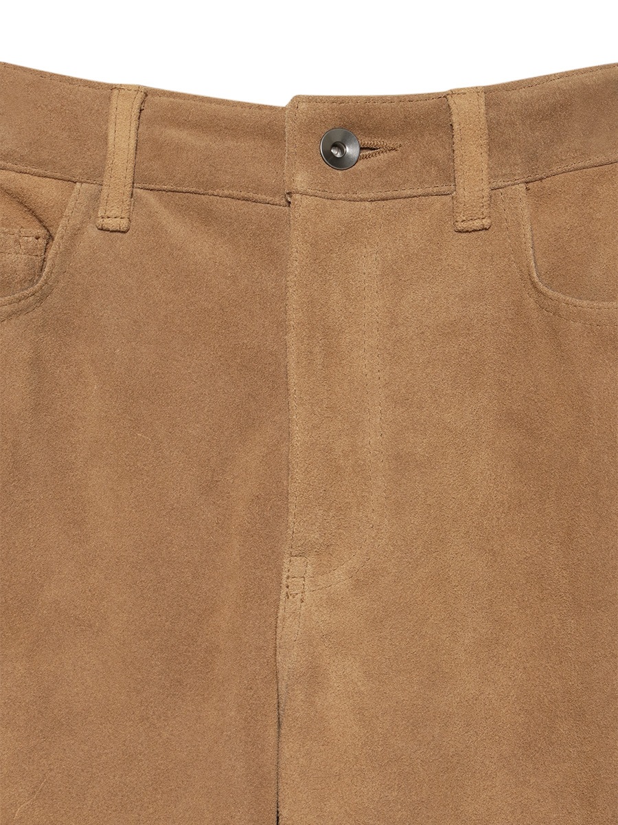 HEM CUT STRAIGHT PT SUEDE MNS