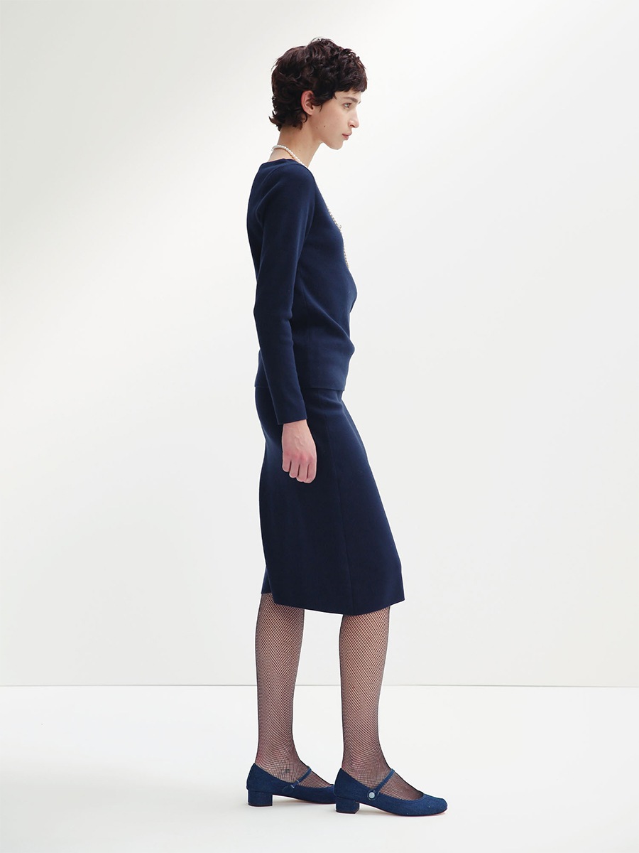 KNIT SEMI-FLARE SK COTTON | WOMEN | MADISONBLUE