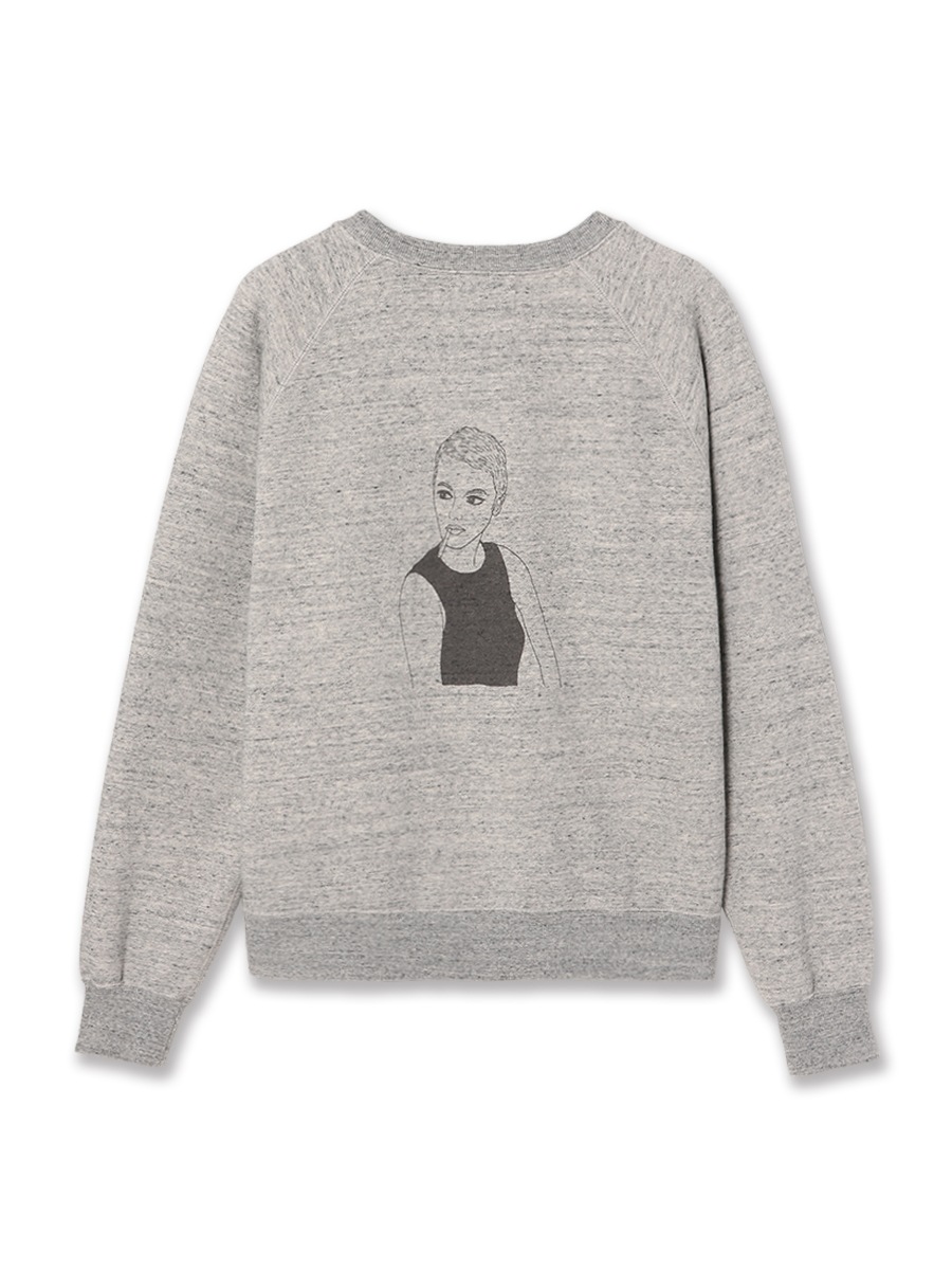 JEAN CREW NECK SWEAT | WOMEN | MADISONBLUE