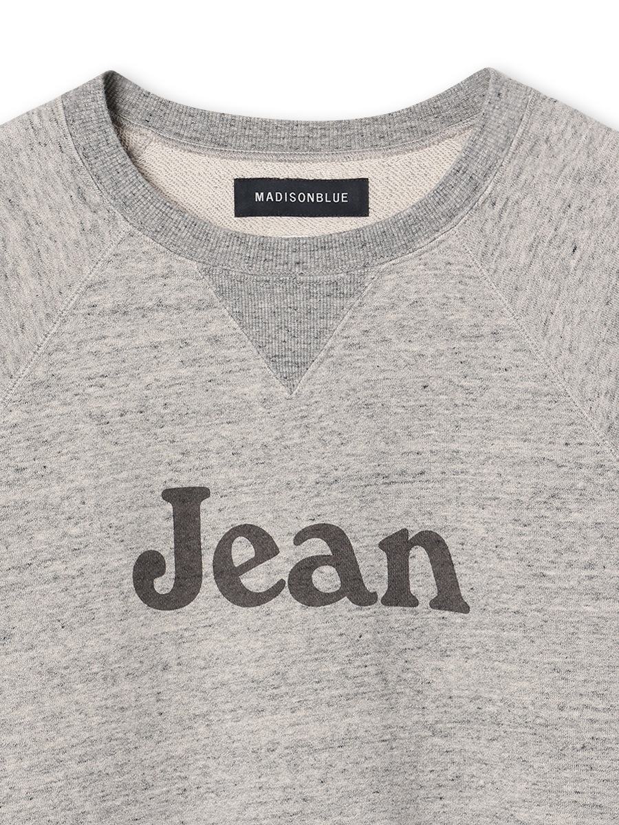 JEAN CREW NECK SWEAT | WOMEN | MADISONBLUE