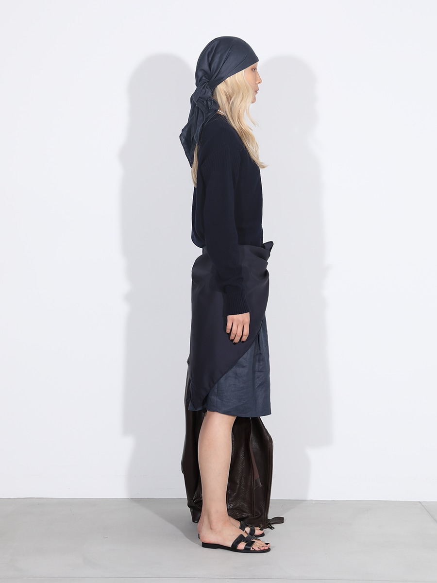 WIDE TUCK SHORTS LINEN