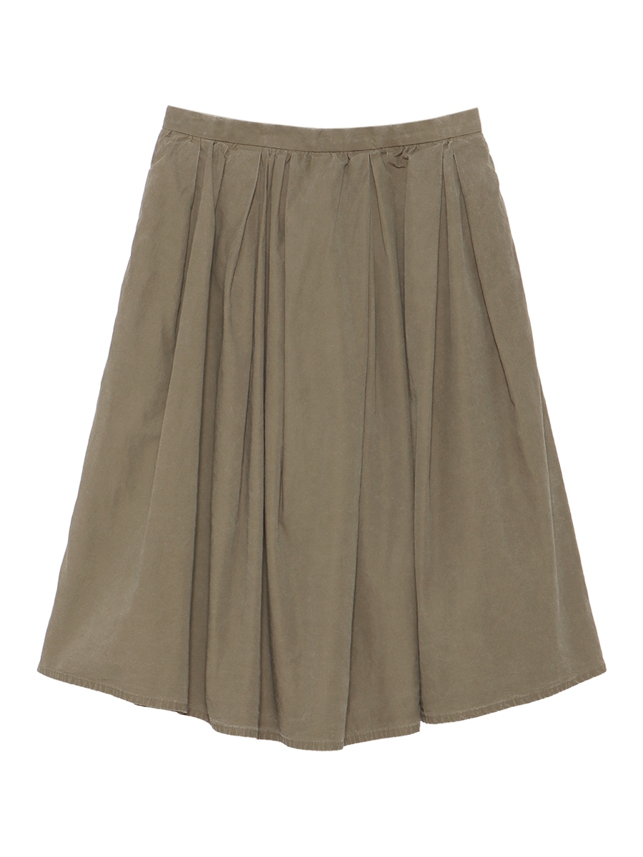 新品マディソンブルースカートBACKSATIN MAXI FLARE SKIRT PUFFY KNEE-LENGTH SK W/O | 2025SS PRE ORDER | MADISONBLUE