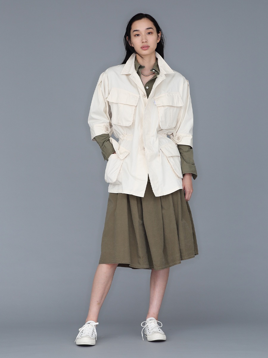 PUFFY KNEE-LENGTH SK W/O