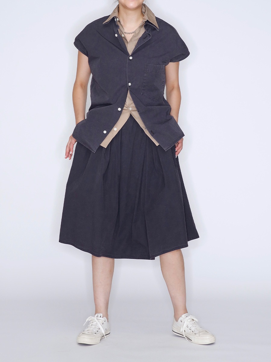 PUFFY KNEE-LENGTH SK W/O