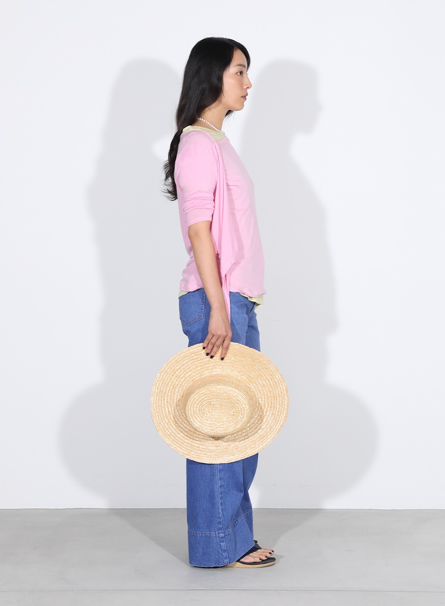 BAGGY FLARE PANTS DENIM