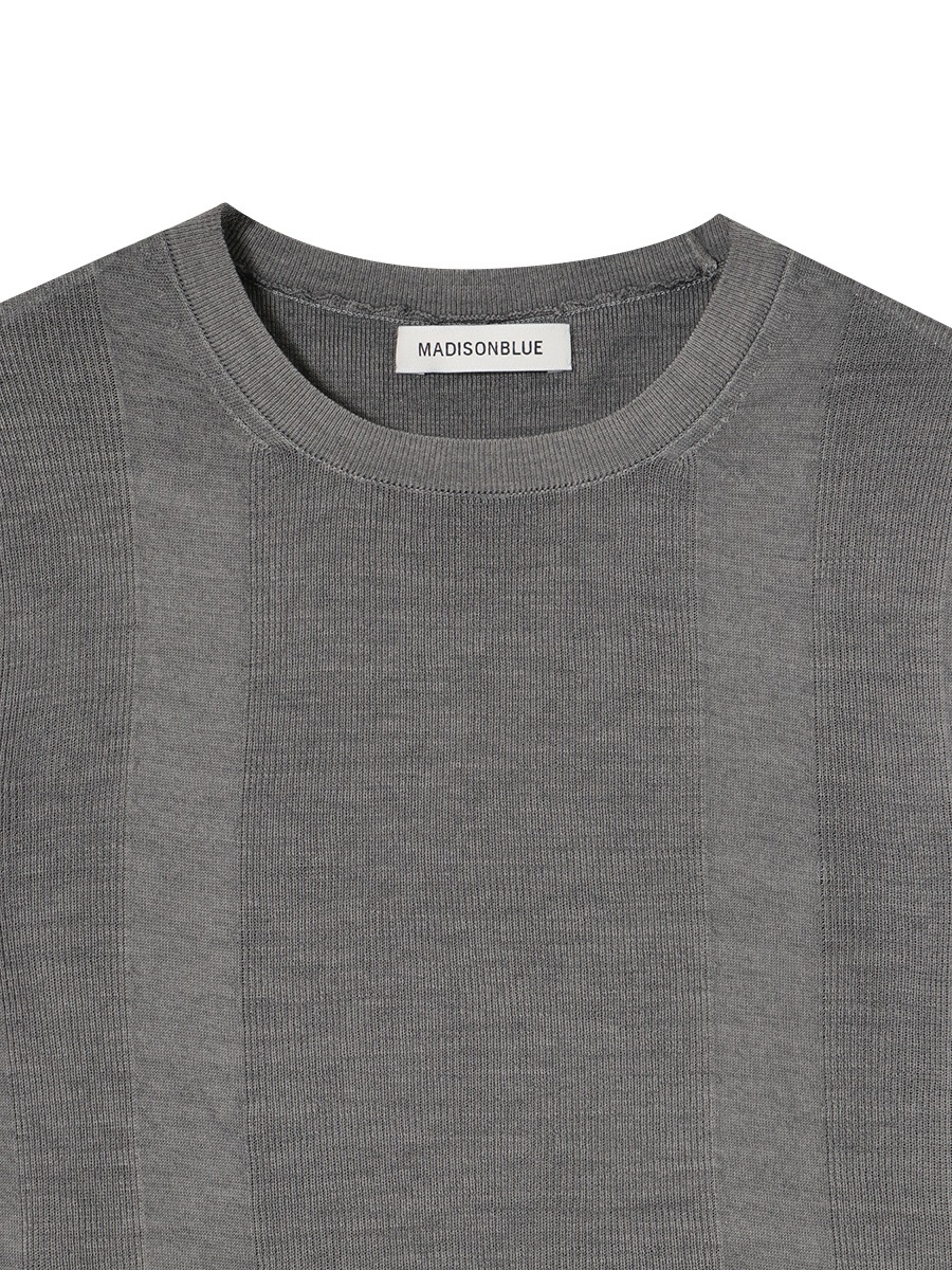 RANDOM RIB CREW NECK PO MNS