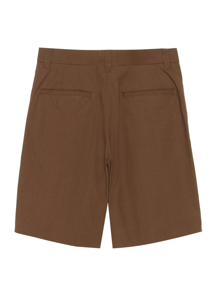 WIDE TUCK SHORTS TYPEWRITER