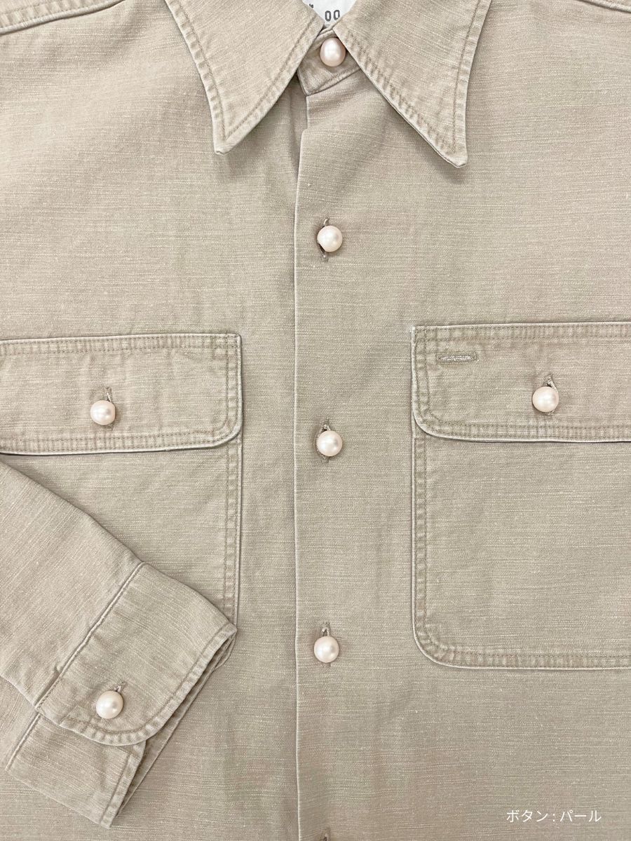 ＜カスタム対象商品＞HAMPTON BACK SATIN SHIRT