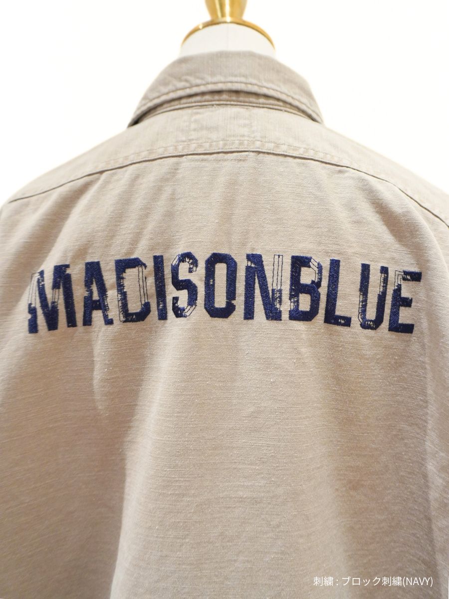 ＜カスタム対象商品＞HAMPTON BACK SATIN SHIRT