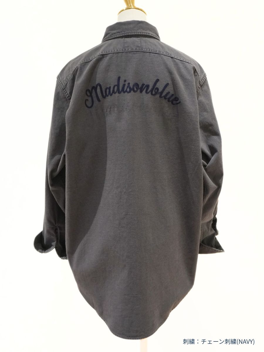 ＜カスタム対象商品＞HAMPTON BACK SATIN SHIRT