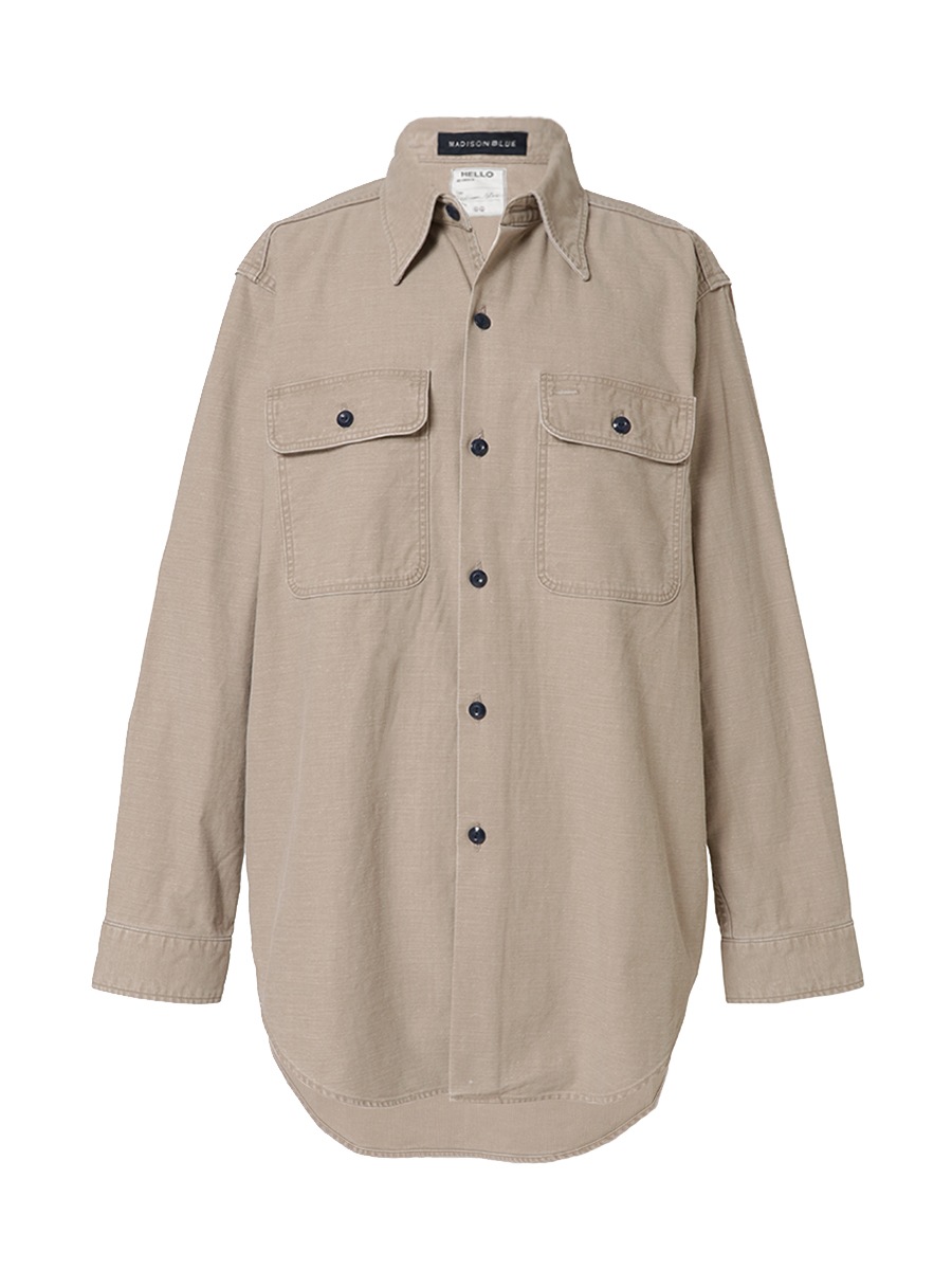 ＜カスタム対象商品＞HAMPTON BACK SATIN SHIRT