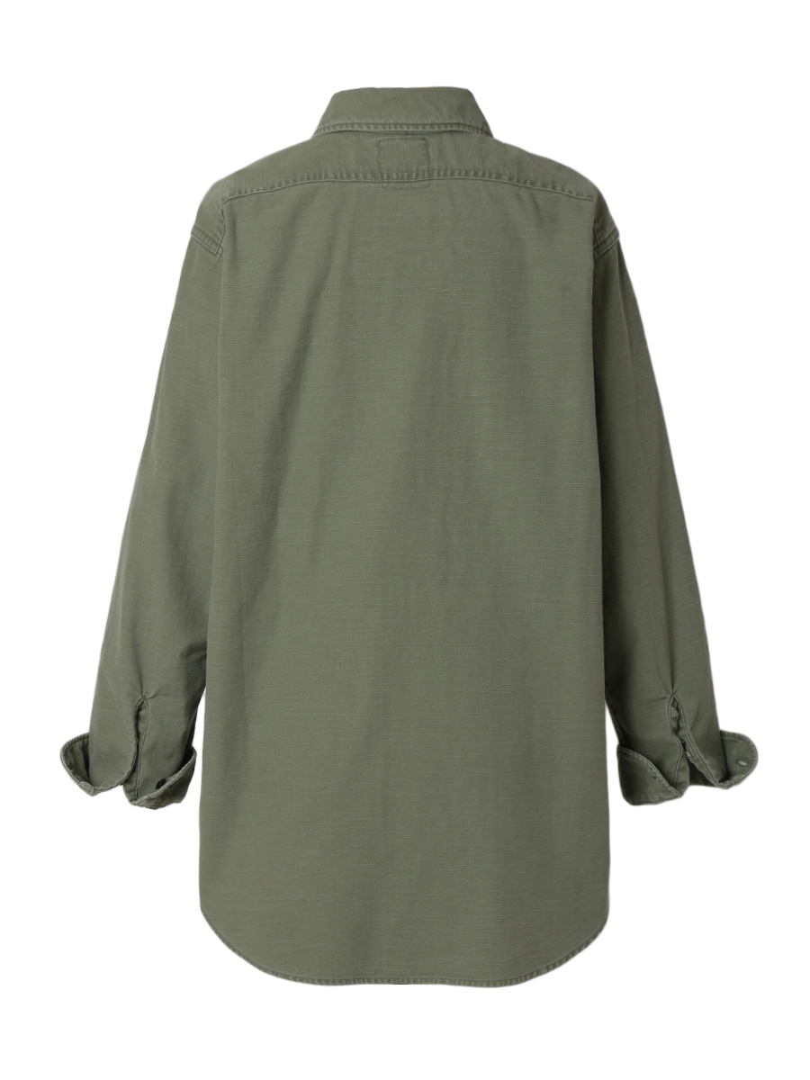 ＜カスタム対象商品＞HAMPTON BACK SATIN SHIRT