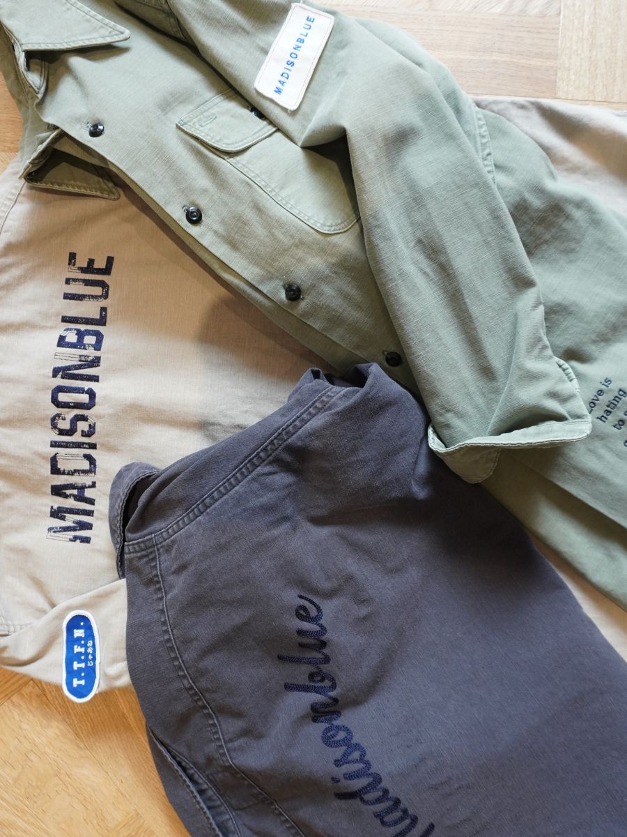 ＜カスタム対象商品＞HAMPTON BACK SATIN SHIRT